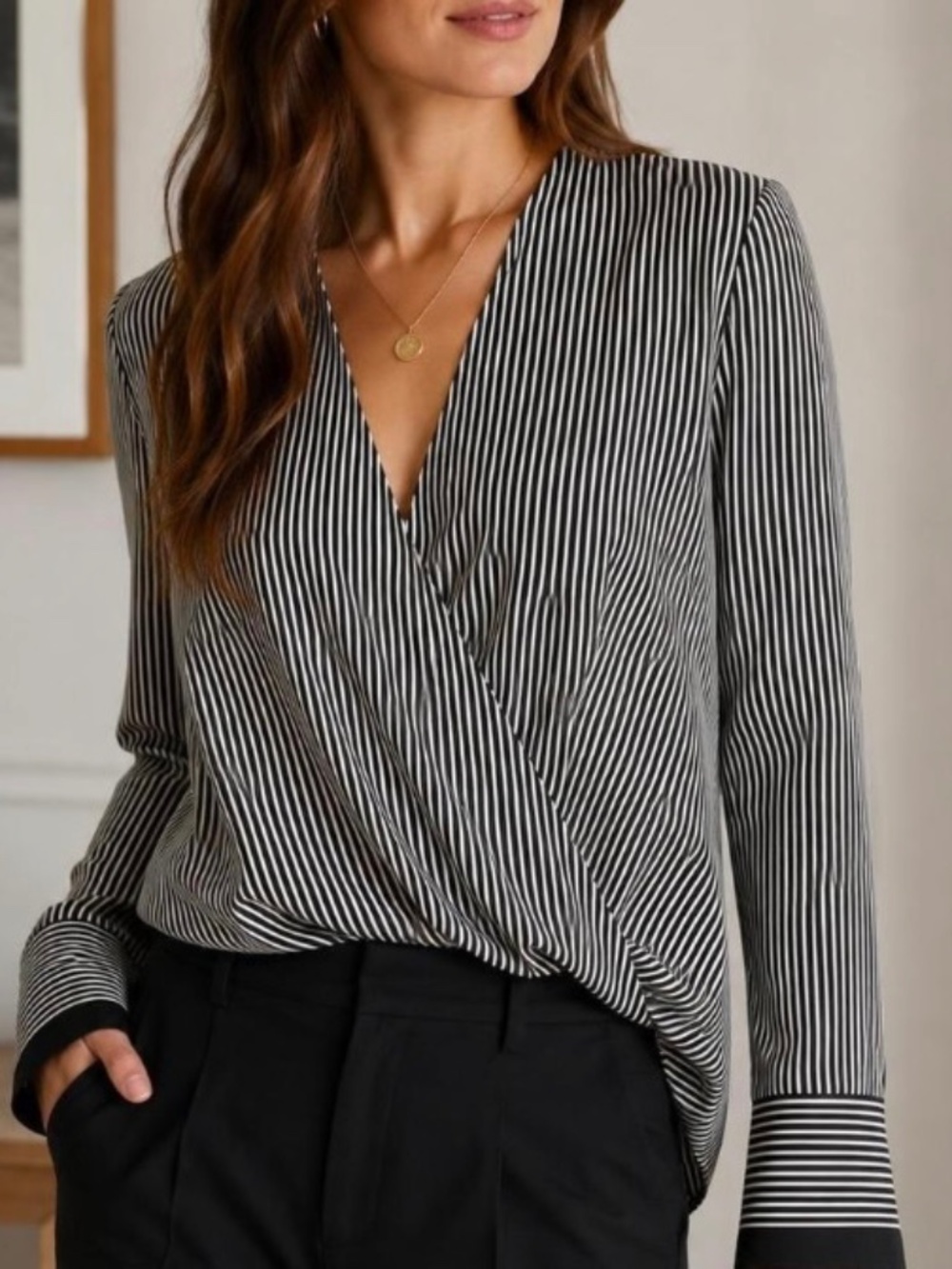 Rag & Bone Silk Blouse -- Size Small